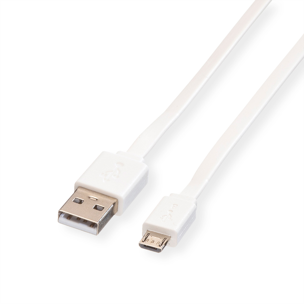ROLINE USB 2.0 Kabel, USB A ST - Micro USB B ST 1,0 m