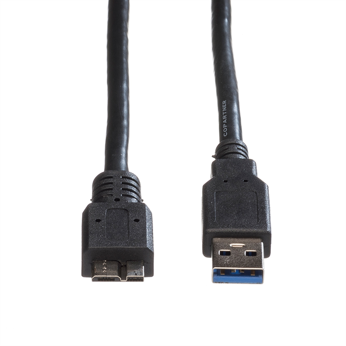 ROLINE USB 3.0 Kabel, A ST - Micro B ST 0,8m