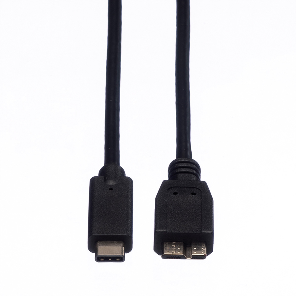 ROLINE USB 3.1 Kabel, C-Micro B, ST/ST, schwarz, 0,5 m