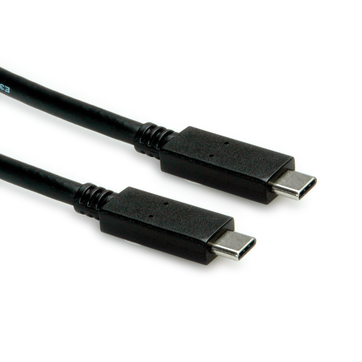 STANDARD USB 3.2 Gen 2 Kabel, Emark, USB C-C, ST/ST, 10Gbit/s, 100W, schwarz, 0,5 m