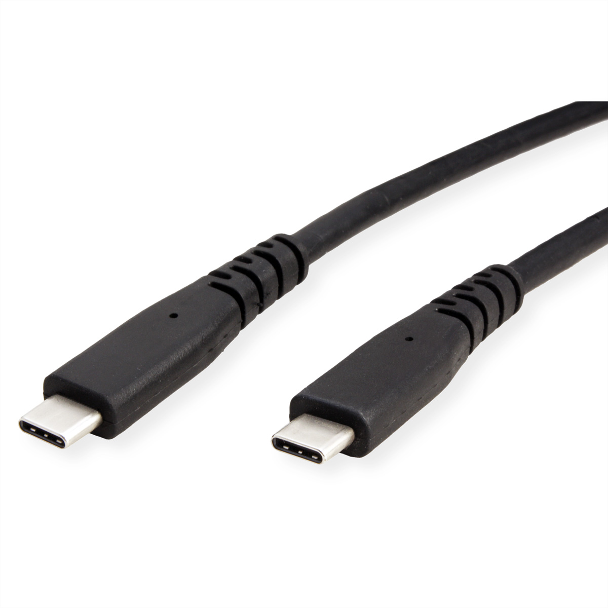 ROLINE USB4 Gen2x2 Kabel, C–C, ST/ST, 20Gbit/s, 240W, schwarz, 3 m