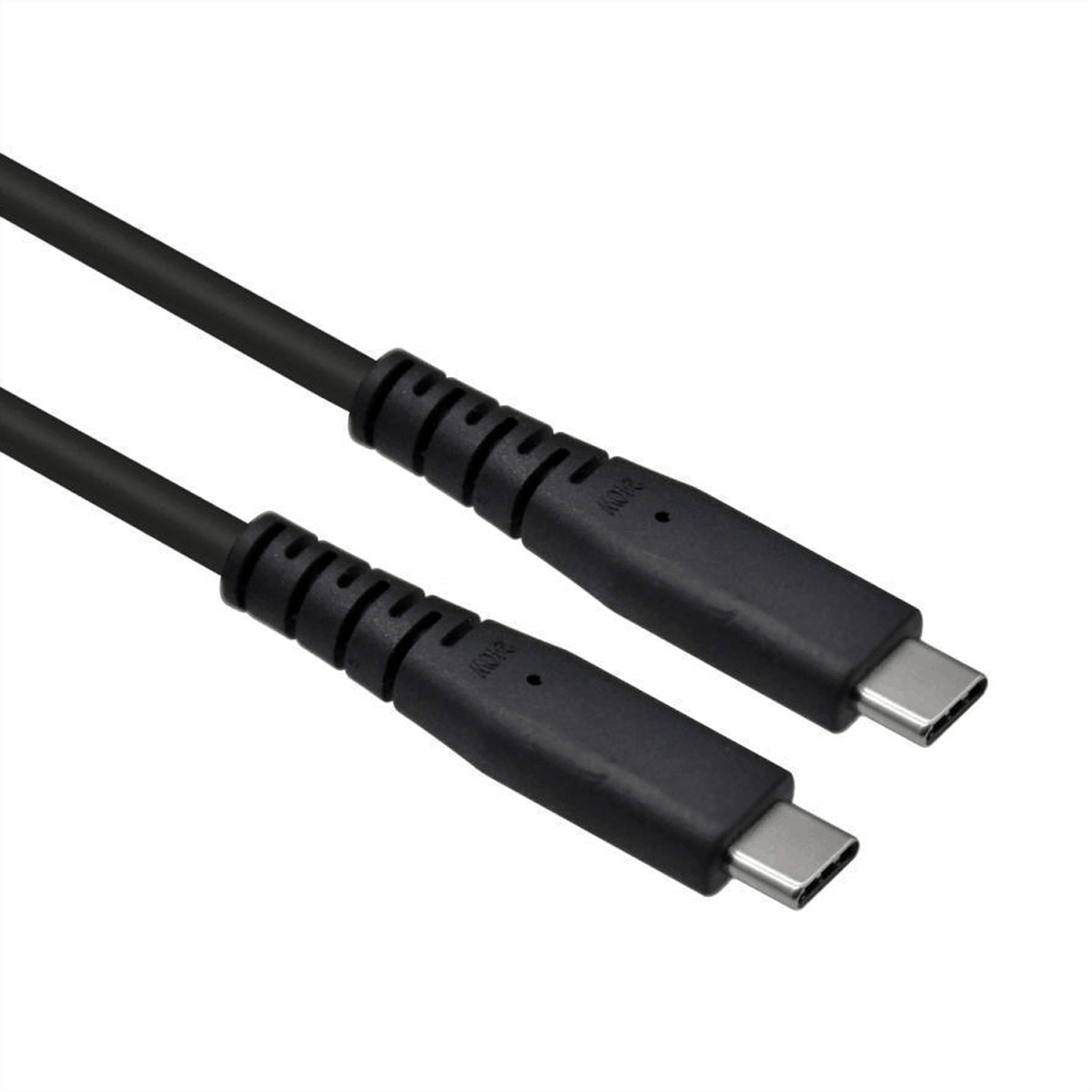 ROLINE USB4 Gen2x2 Kabel, C–C, ST/ST, 20Gbit/s, 240W, schwarz, 3 m