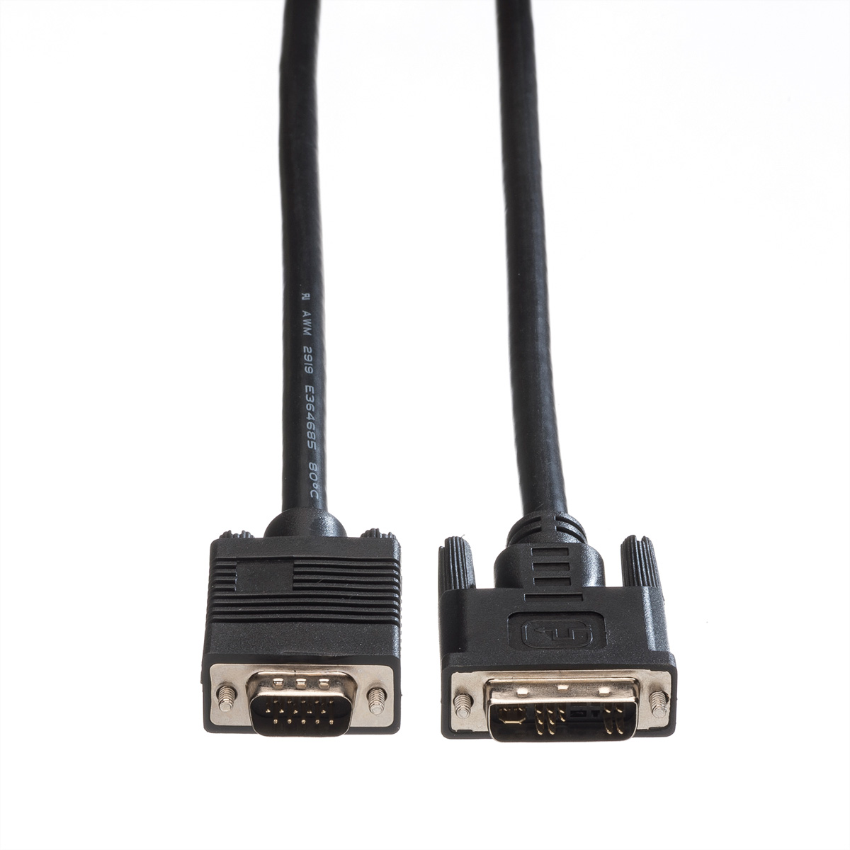 ROLINE VGA/DVI cable DVI to VGA HD15 m/m 5m