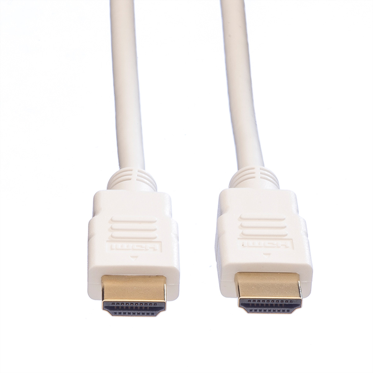 ROLINE HDMI High Speed Kabel mit Ethernet weiss 2m