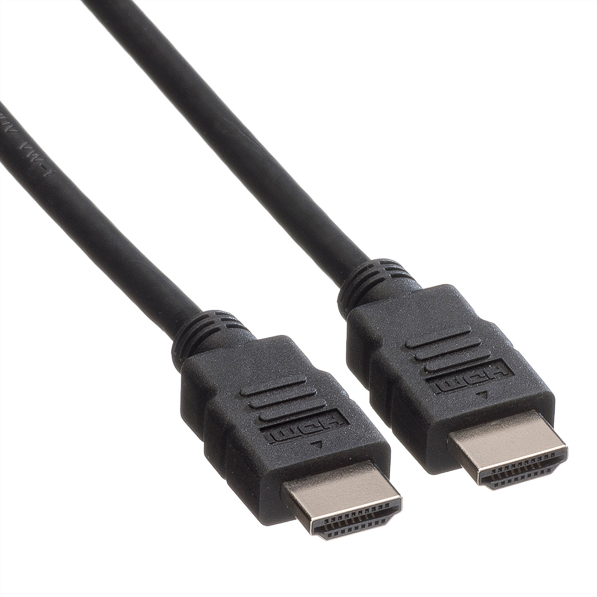 ROLINE HDMI High Speed Kabel mit Ethernet, LSOH, schwarz, 2,0 m