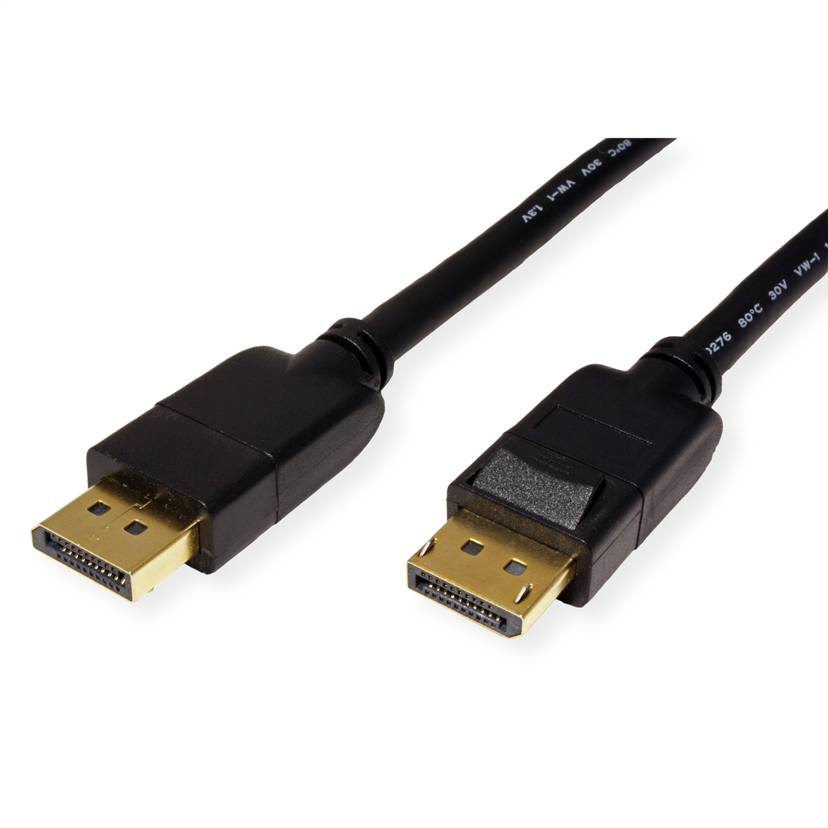 ROLINE - DisplayPort-Kabel - DisplayPort (M) bis DisplayPort (M) - DisplayPort 1.4 - 1 m