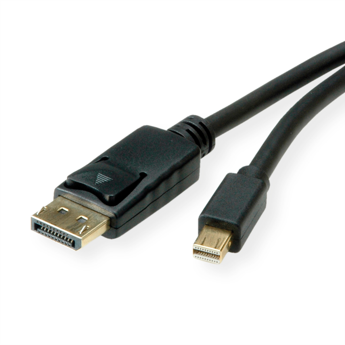 ROLINE Mini DisplayPort Kabel v1.3/v1.4 mDP - DP ST - ST schwarz 1,0m