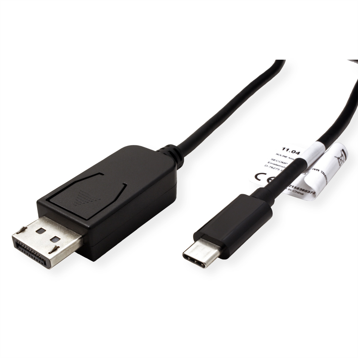 ROLINE USB Typ C - DisplayPort Adapterkabel v1.4 ST/ST 3m