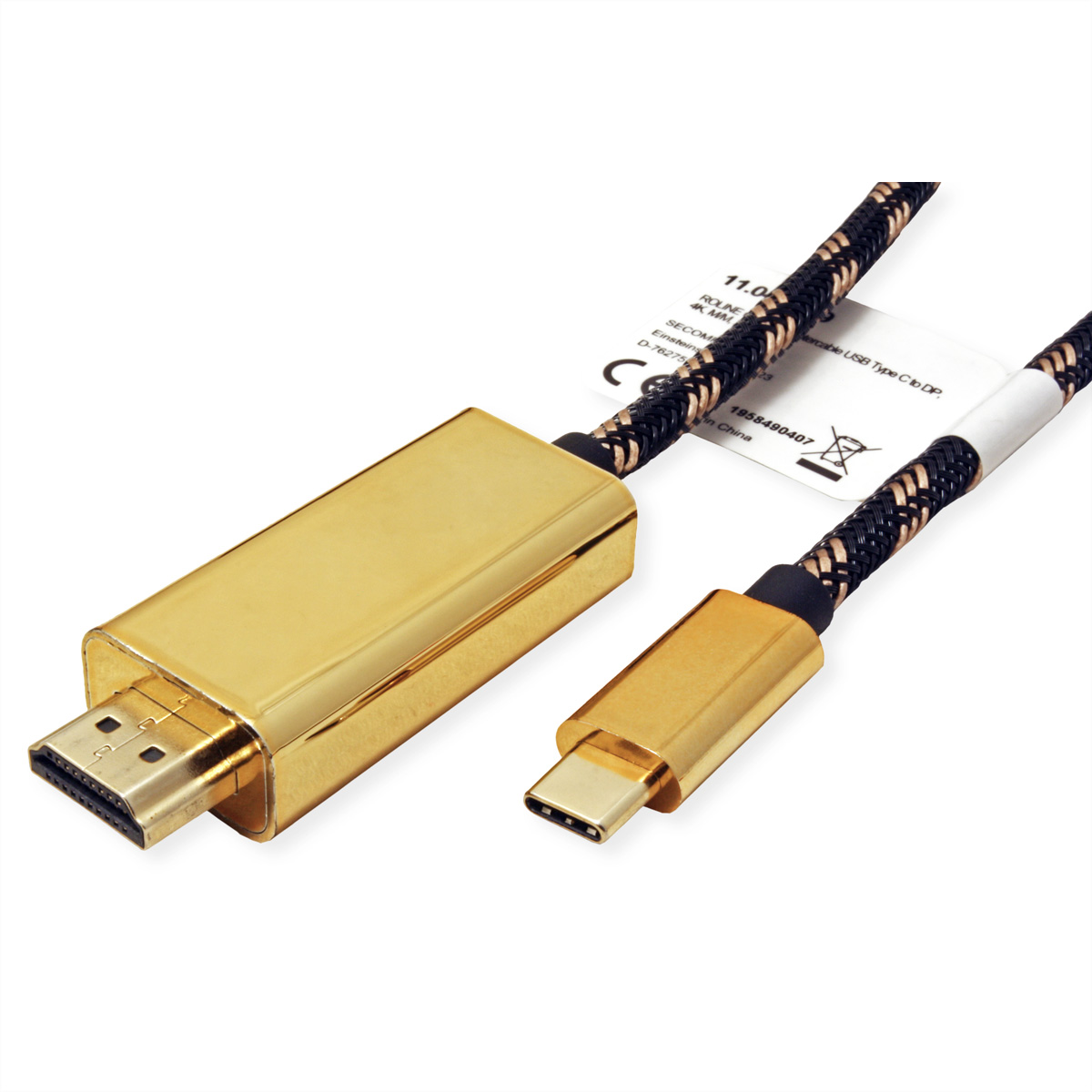 ROLINE GOLD Adptrkb. USB C-HDMI ST/ST 2m - Digital/Daten - Digital/Display/Video (11.04.5847)