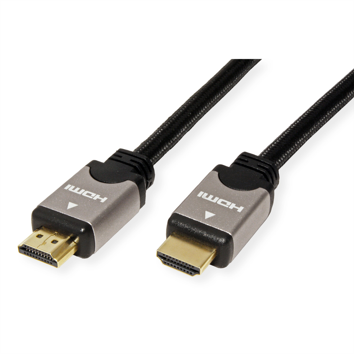ROLINE High Speed - HDMI mit Ethernetkabel - HDMI (M) bis HDMI (M) - 1 m - Doppelisolierung