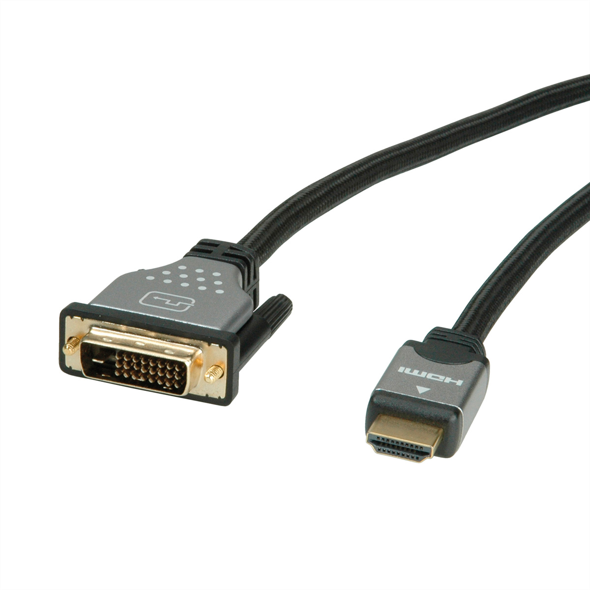 ROLINE - Videokabel - Dual Link - HDMI / DVI - DVI-D (M) bis HDMI (M) - 7,5m