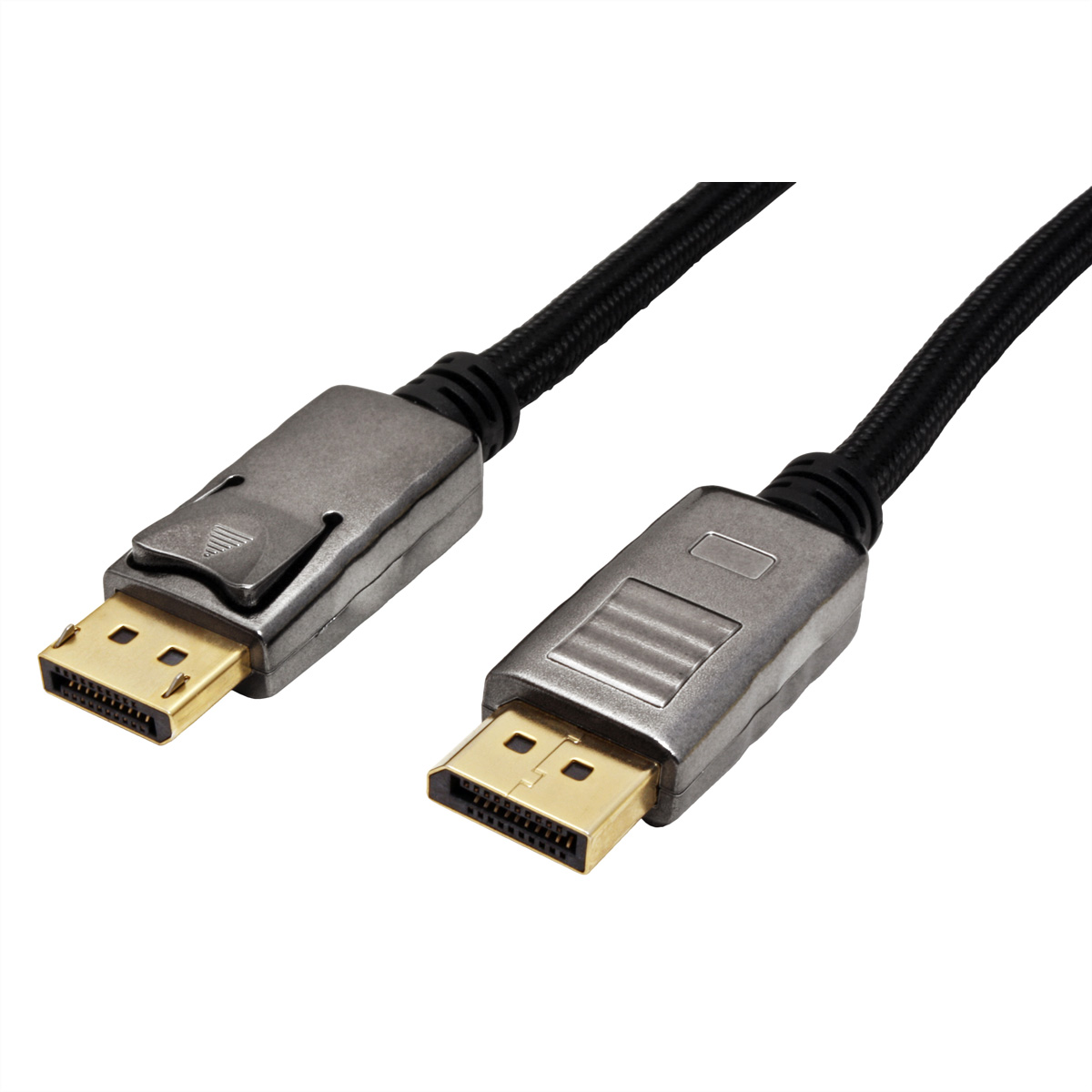 ROLINE - DisplayPort-Kabel - DisplayPort (M) bis DisplayPort (M) - 1 m - 4K Unterstützung - Schwarz