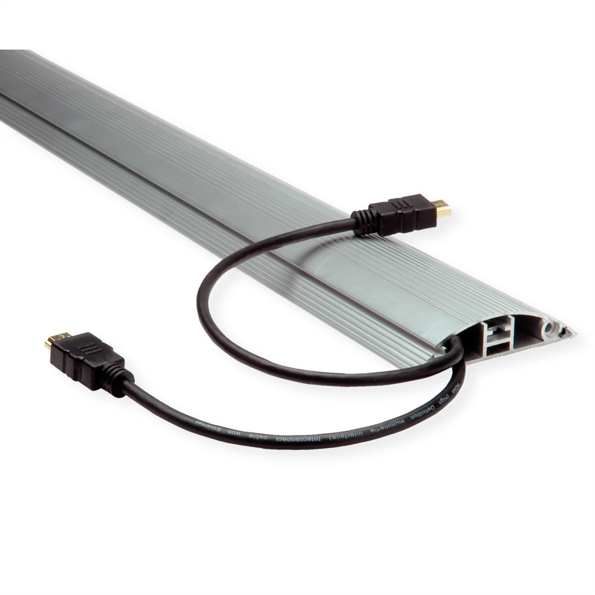 ROLINE HDMI High Speed Kabel mit Ethernet, TPE, schwarz, 1 m (11.04.5930)