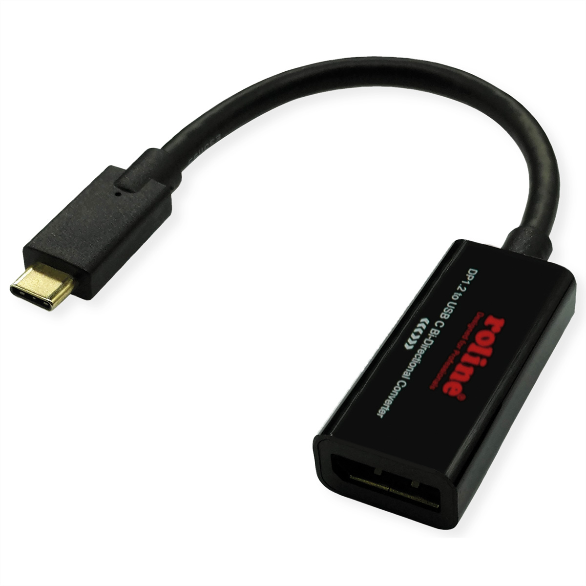 ROLINE Display Adapter bidirektional USB C auf DP 1.2 0.15m - Adapter - Digital/Daten (11.04.5957)