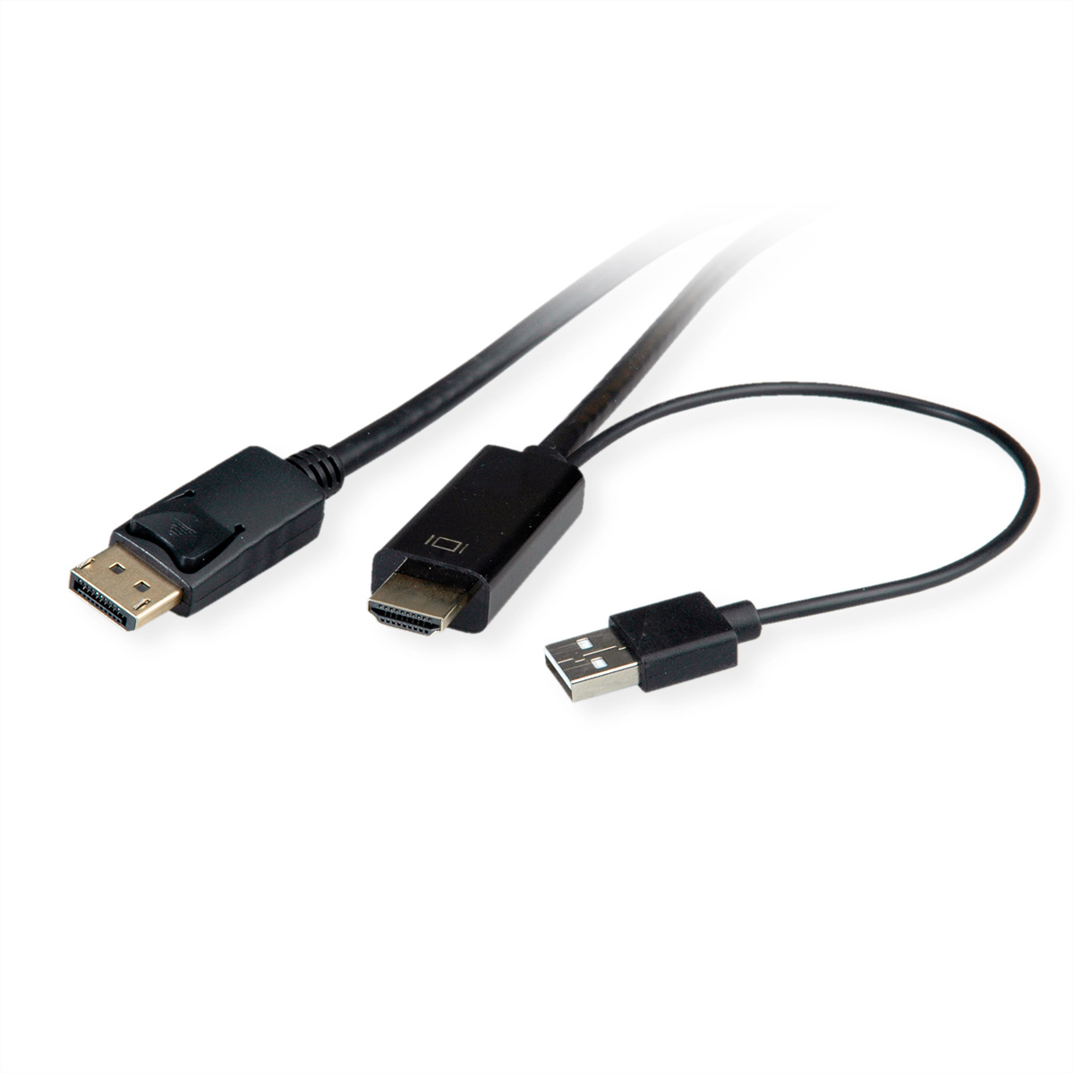 ROLINE HDMI-Kabel UltraHDTV - DisplayPort, ST/ST, 2 m,  (BILD2)