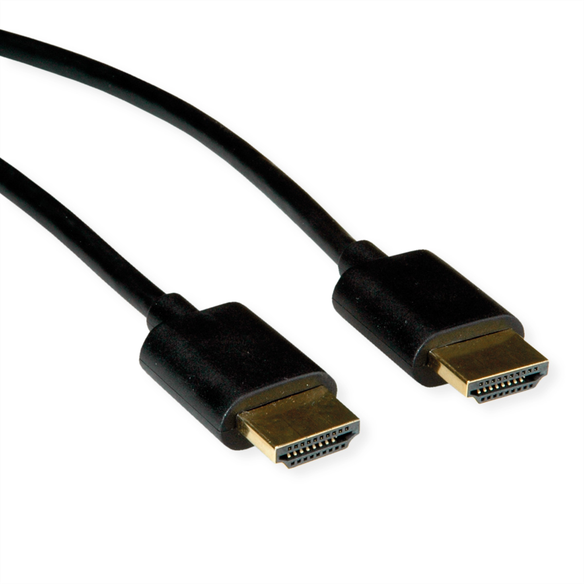 ROLINE HDMI High Speed Kabel mit Ethernet, Slim, ST-ST,  (BILD2)