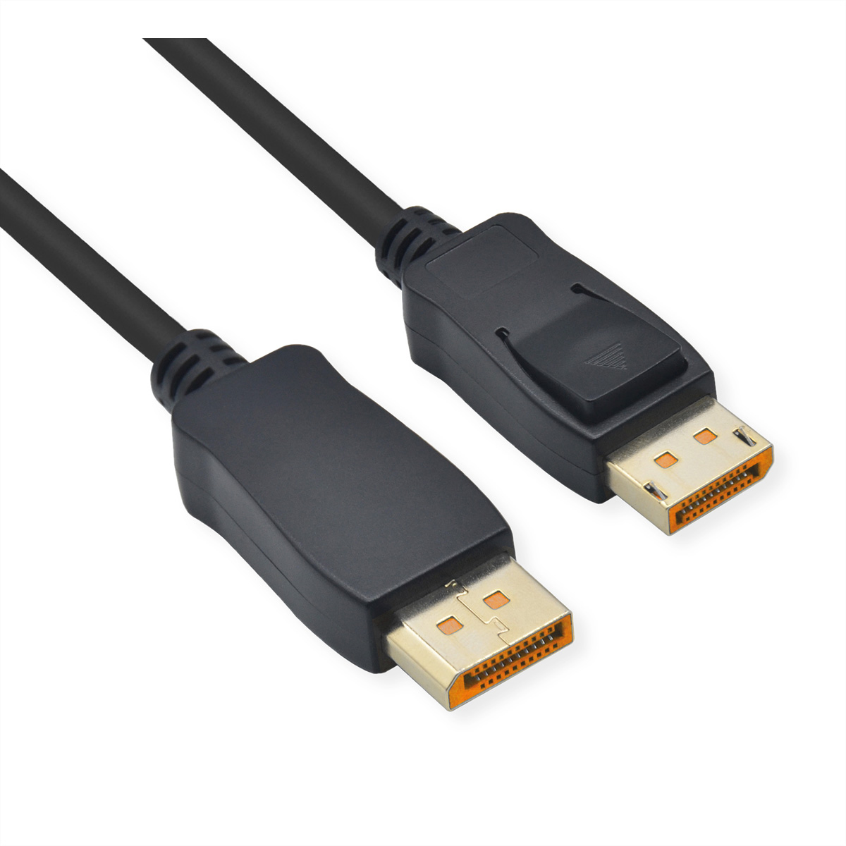 ROLINE DisplayPort Kabel, v2.1, 10K, DP ST - ST, schwarz, 1 m