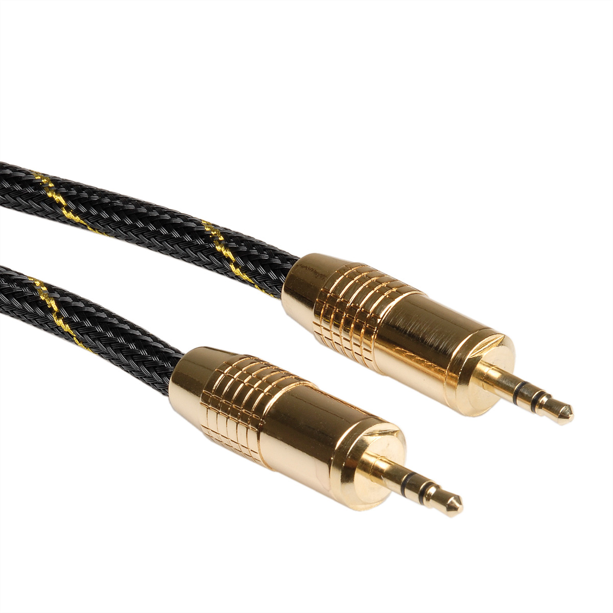 ROLINE GOLD 3,5mm Audio-Verbindungskabel Stecker / Stecker 2,5m