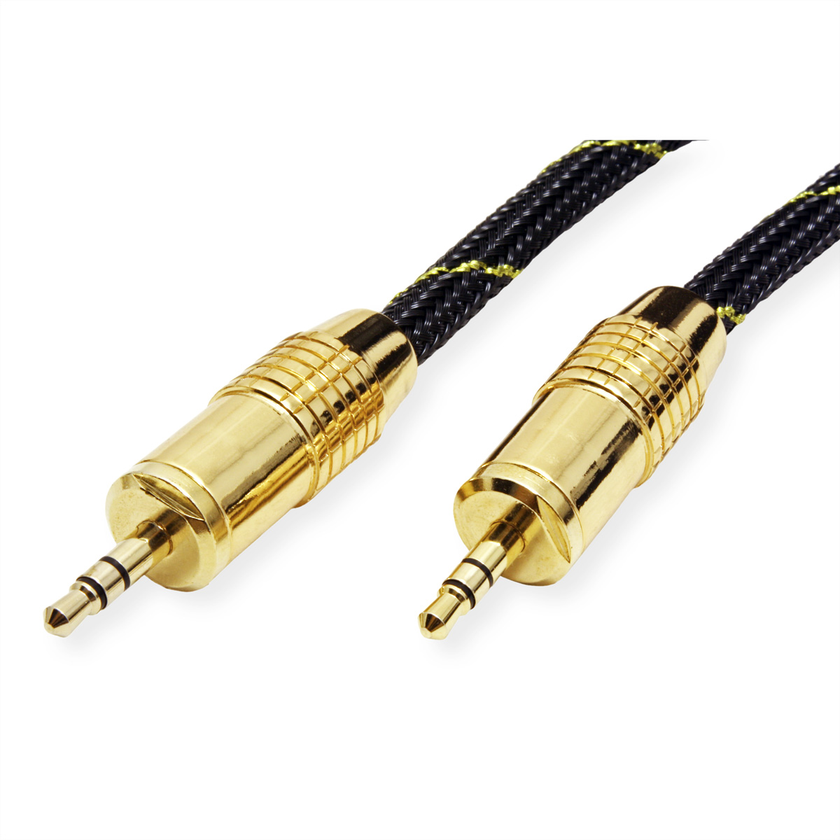 ROLINE GOLD 3,5mm Audio-Verbindungskabel Stecker / Stecker 5,0m