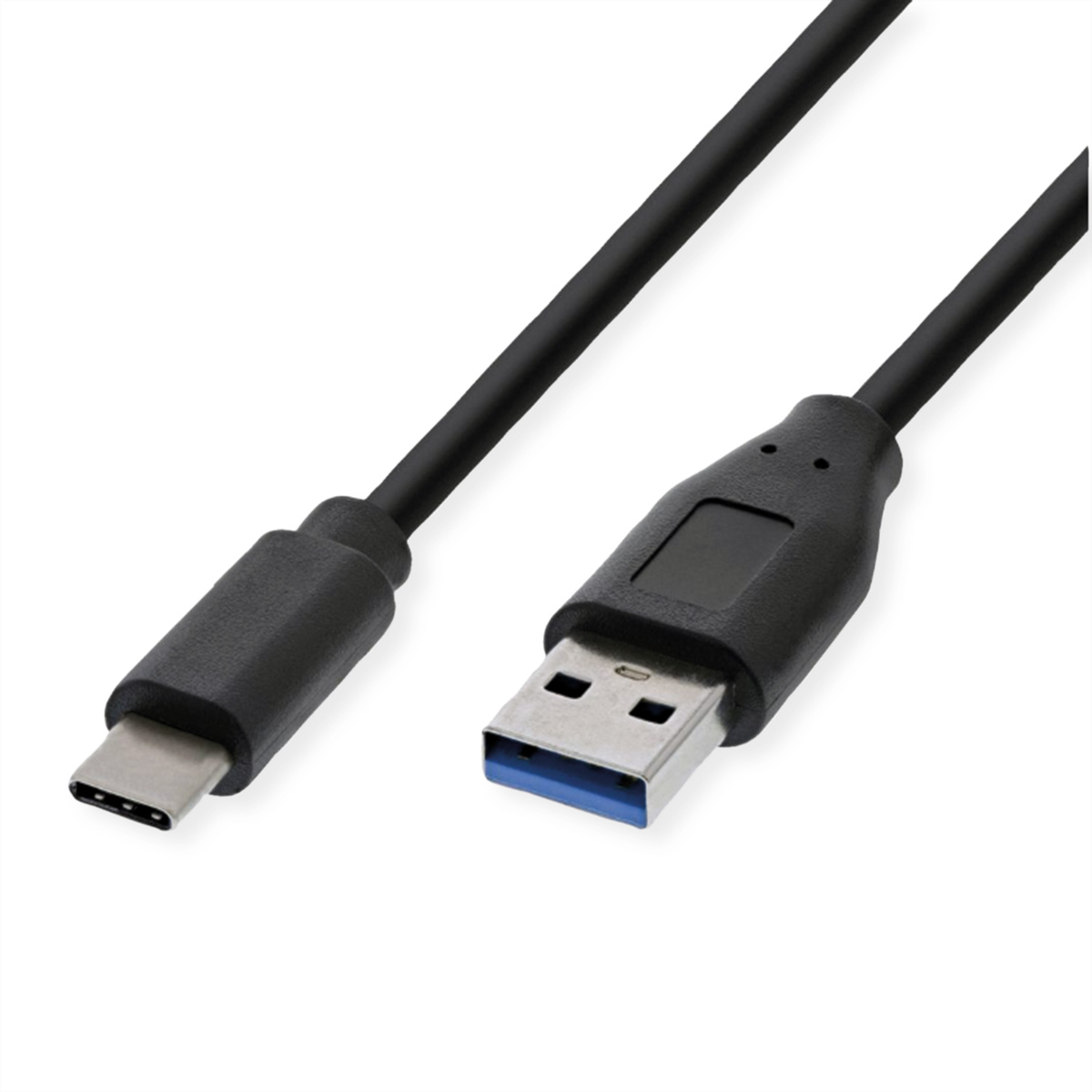 ROLINE RM USB 3.2 Gen 1 Kabel, A-C, ST/ST, schwarz, 0,5  (BILD2)