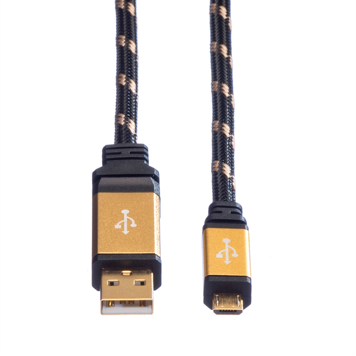 ROLINE GOLD USB 2.0 Kabel, Typ A ST - Micro B ST, 1,8 m,  (BILD2)