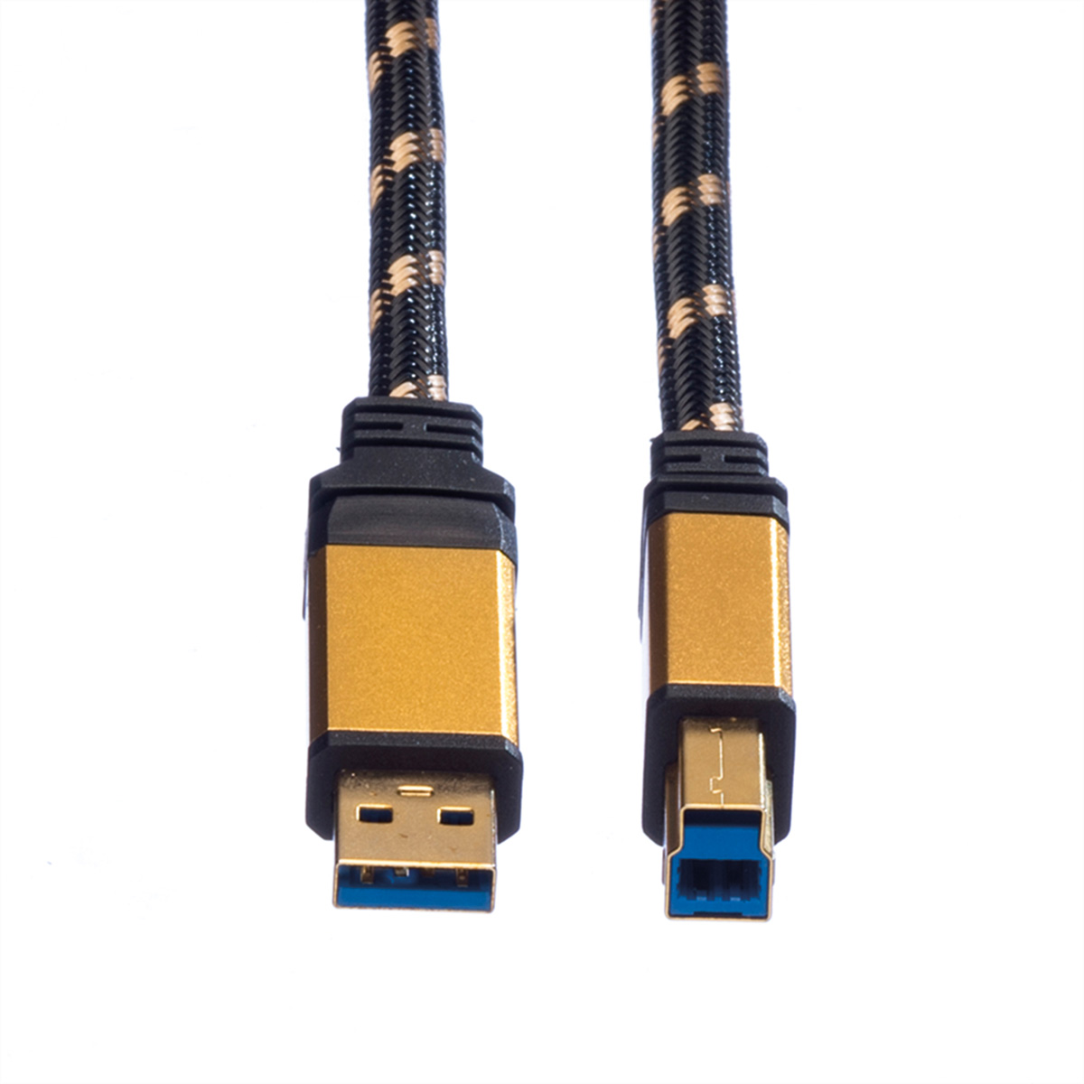ROLINE GOLD USB 3.0 Kabel, Typ A-B 0,8m