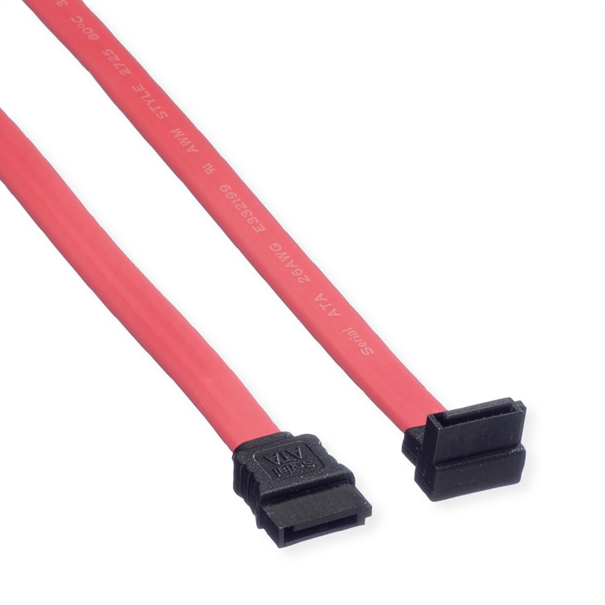 VALUE Internes Festplattenkabel SATA 3.0 Gbit/s, gewinkelt, 0,5 m