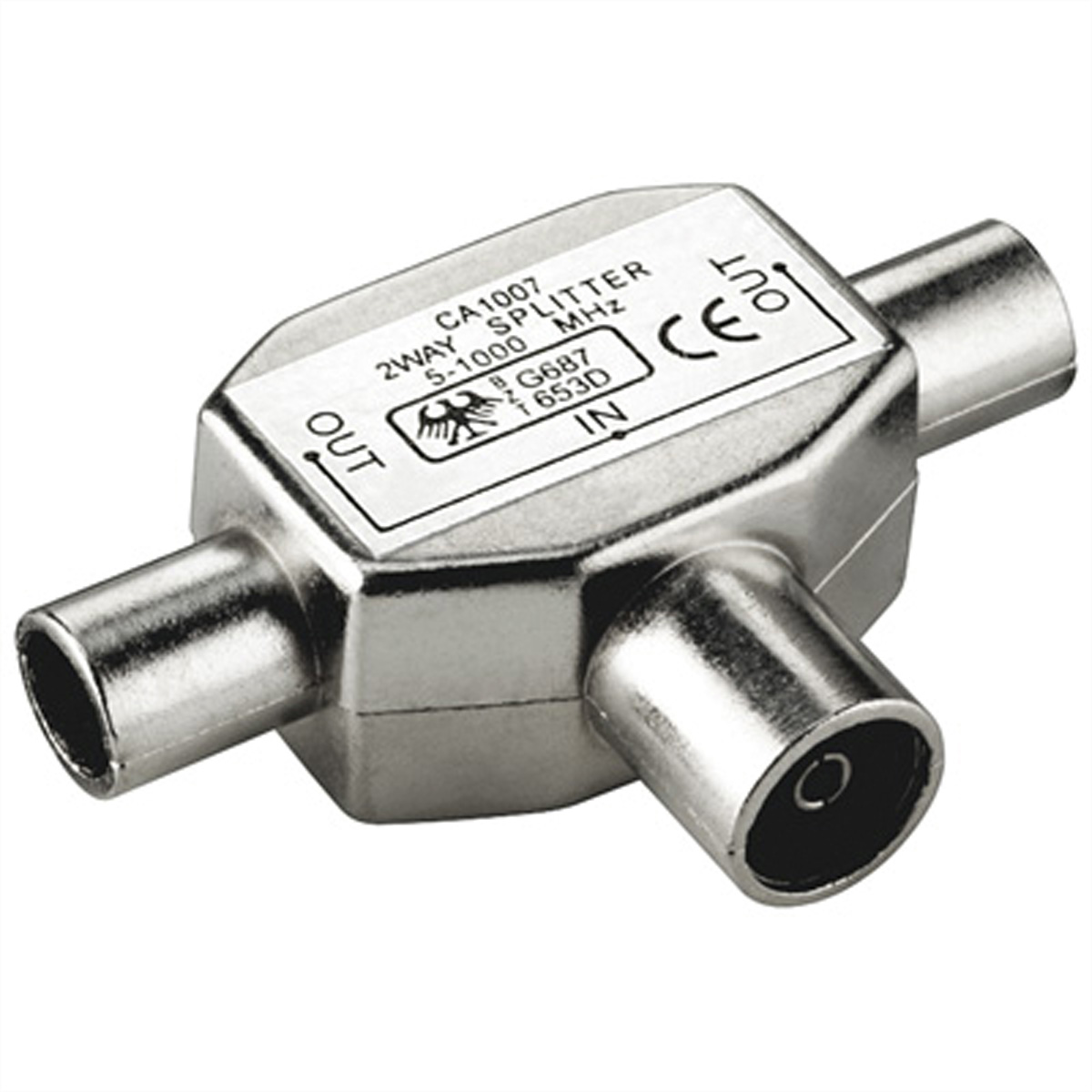 VALUE Koaxial T-Adapter