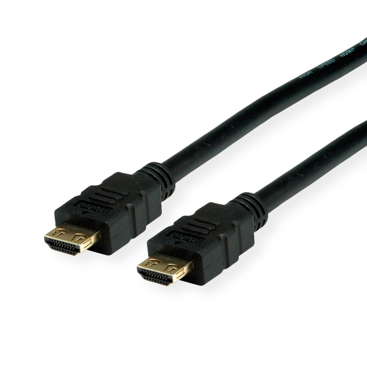 VALUE 4K HDMI Ultra HD Kabel mit Ethernet, ST/ST, schwarz, 1,0 m (11.99.5690)