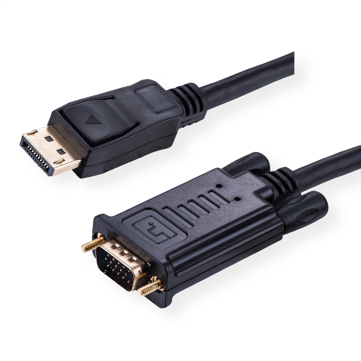 VALUE Kabel DisplayPort-VGA, DP ST - VGA ST, schwarz, 5 m (11.99.5804)