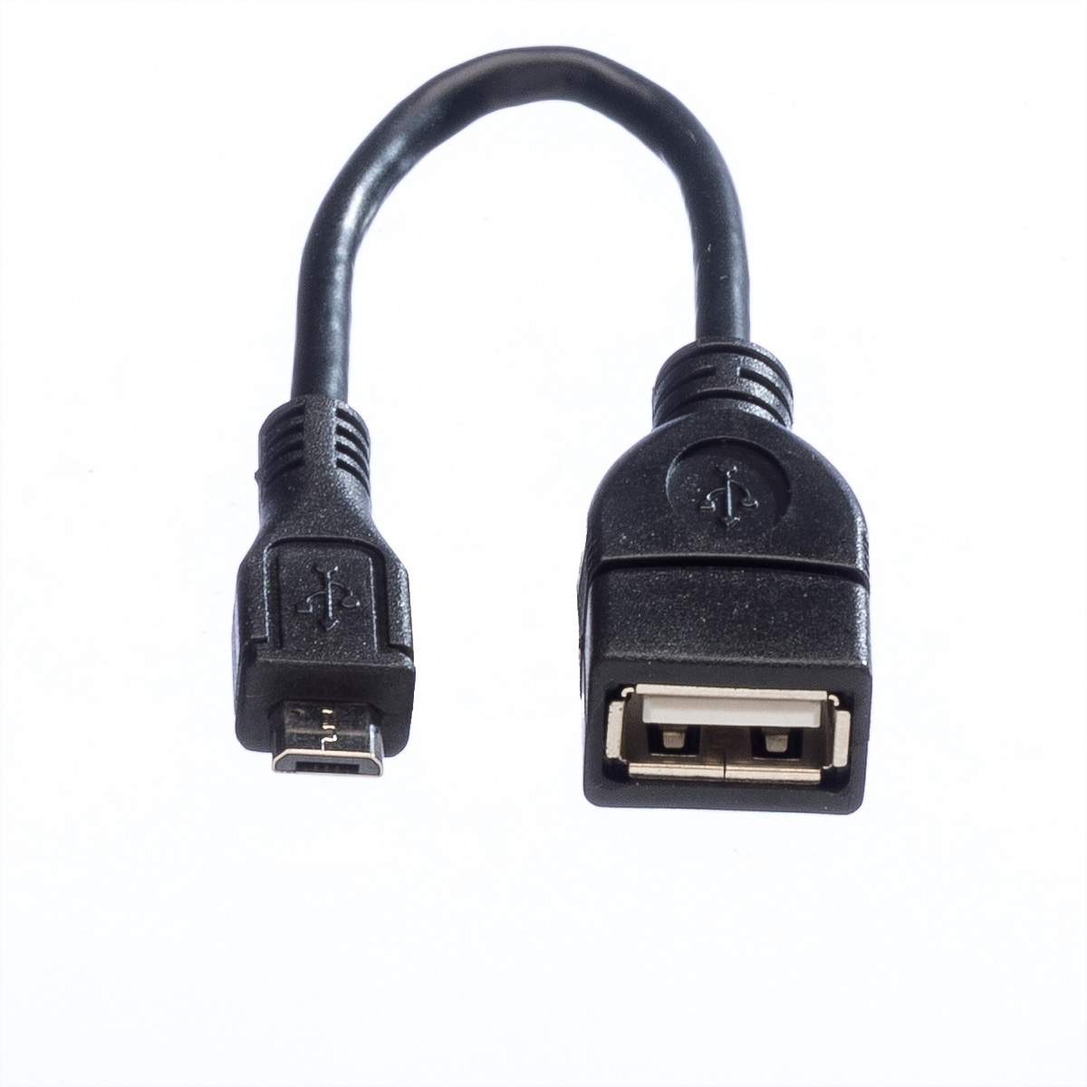 VALUE USB 2.0 Kabel, USB 2.0 Typ Micro B - Typ A BU, OTG 0,15 m