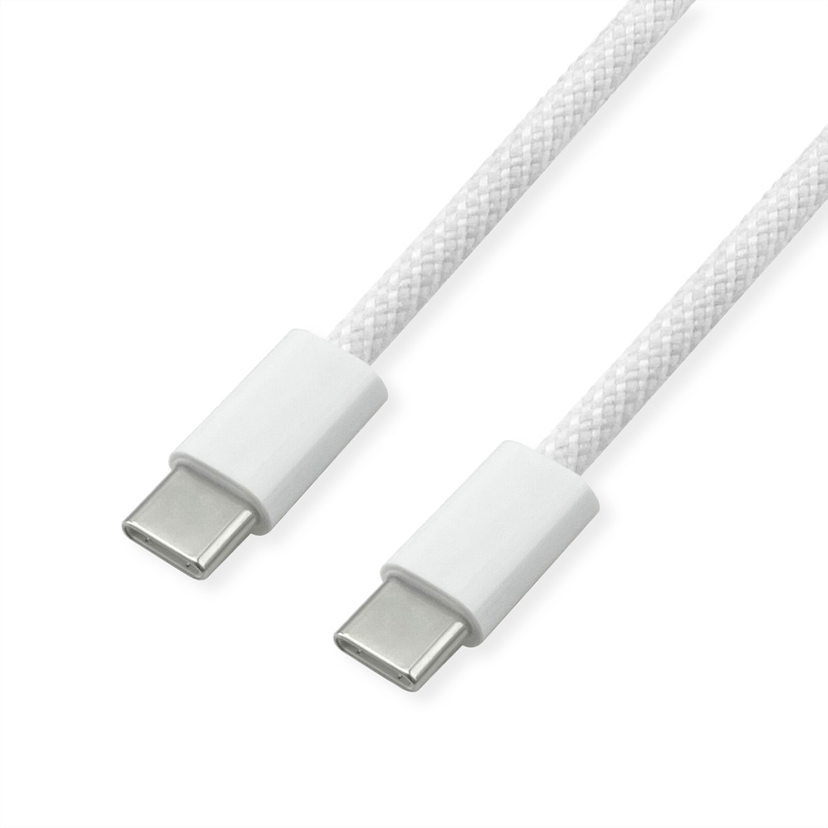 VALUE USB 2.0 Kabel, Typ C-C, ST/ST, 60W, weiß, 3 m