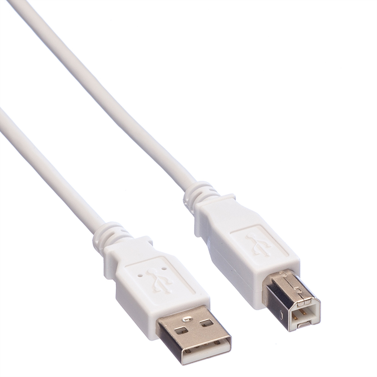 VALUE USBKabel USB2.0 A/B m/m 180cm beige
