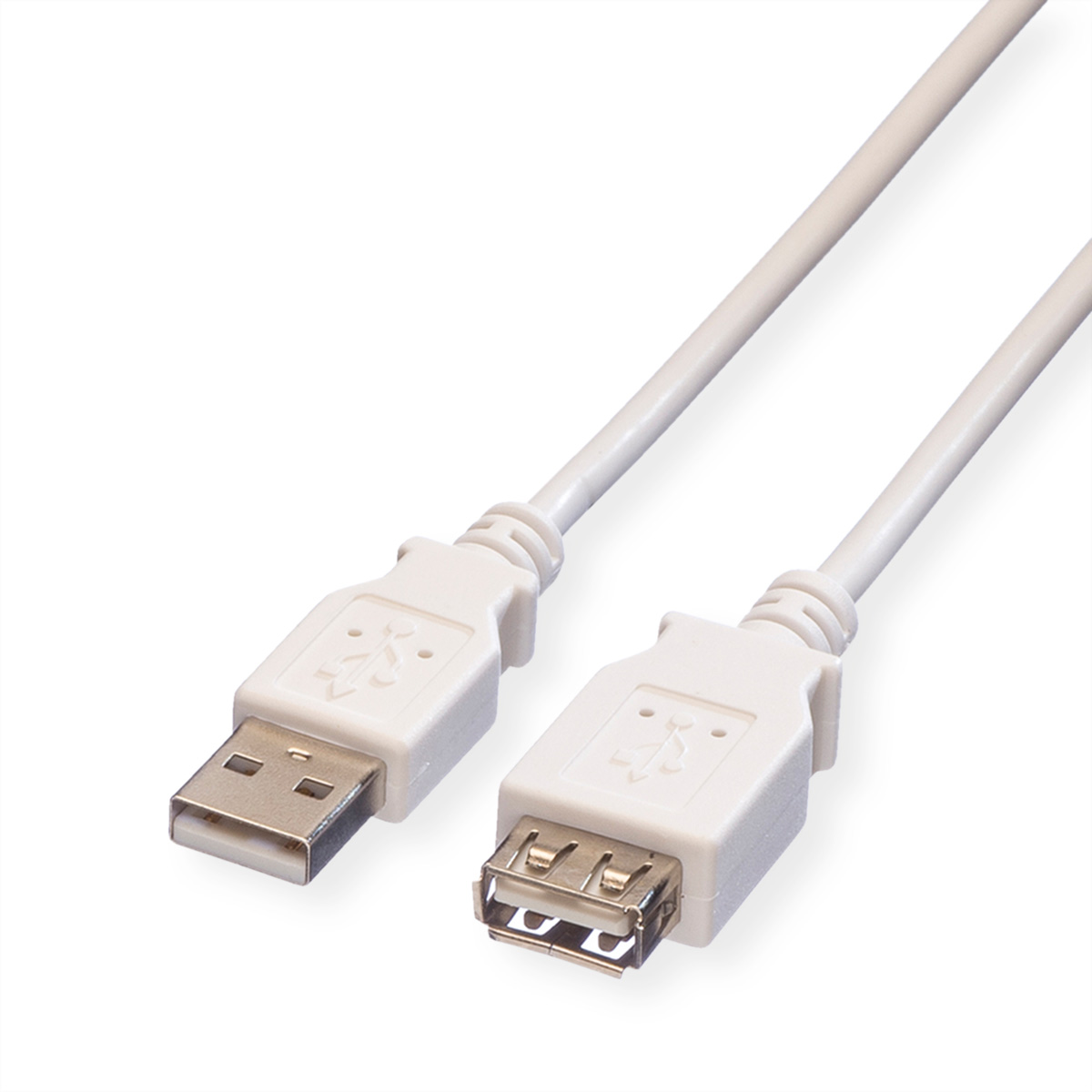 VALUE USB 2.0 Kabel, Typ A, ST/BU, 0,8m