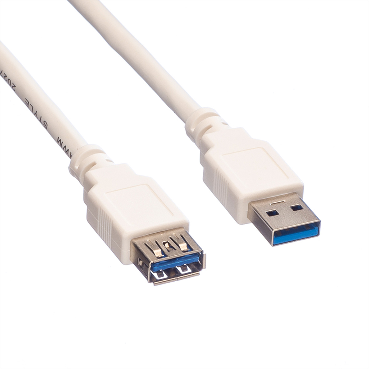 VALUE USB 3.0 Kabel, Type A, ST/BU, 0,8m
