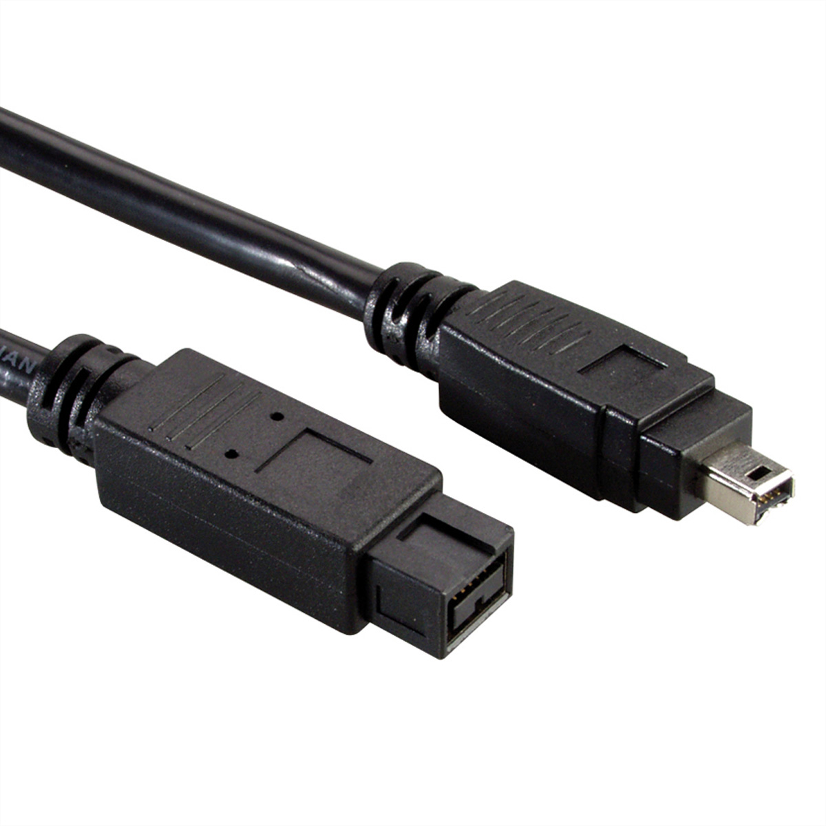 ROLINE IEEE 1394b / IEEE 1394 Kabel, 9/4polig, schwarz,  (BILD2)