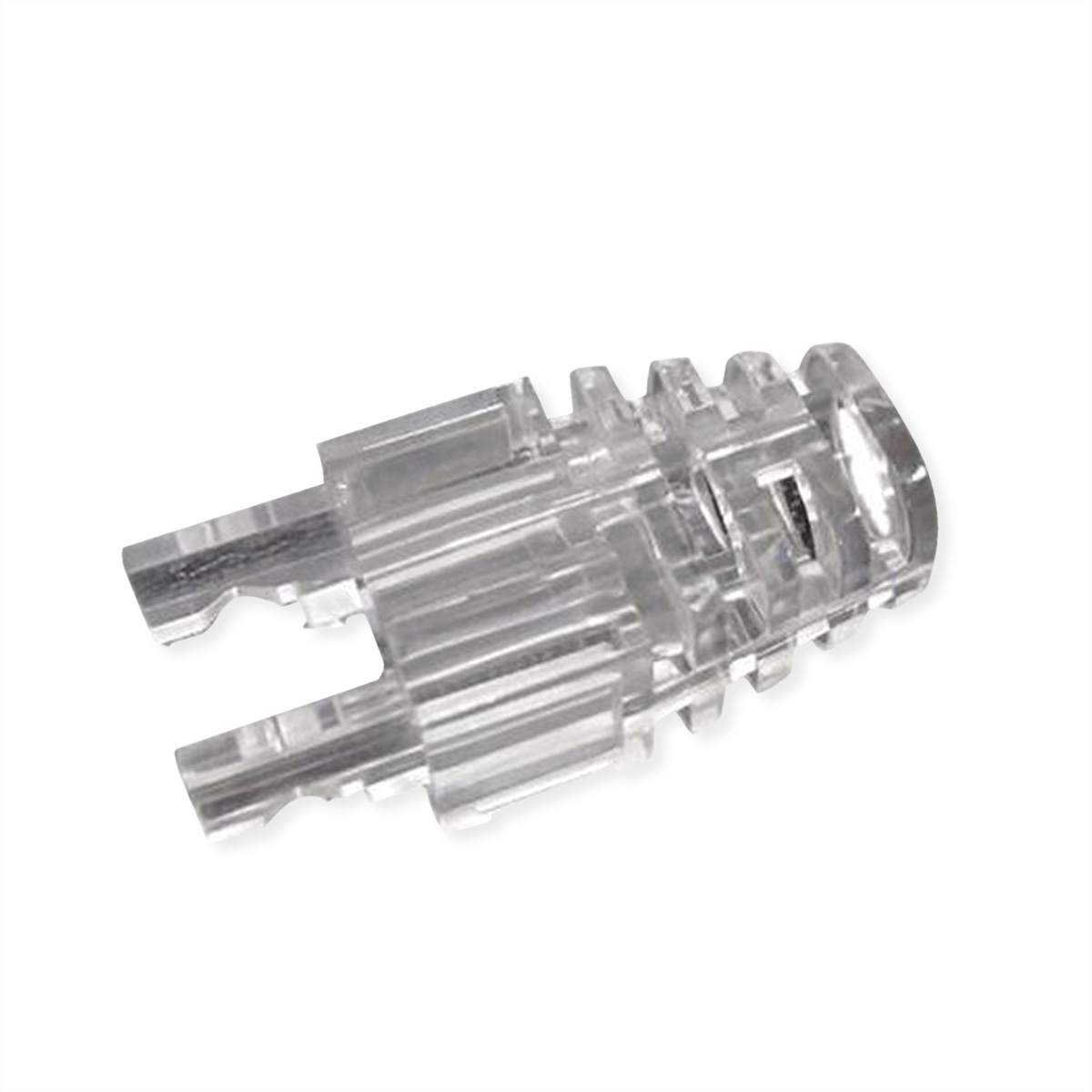 ROLINE Knickschutztülle für RJ-45, 10 St., für Durchgangs-Stecker 21.17.3146/.3147, transparent Bauteile / Konfektion