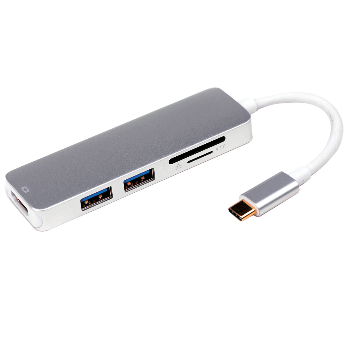 ROLINE Dockingstation USB Typ C, 4K HDMI, USB 3.2 Gen 1, SD/MicroSD