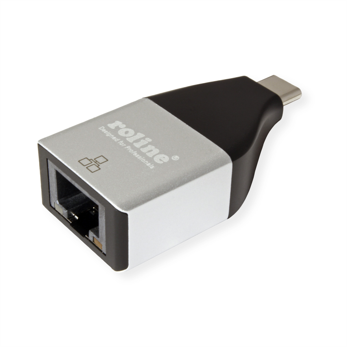 ROLINE USB3.2 Gen2 Typ C - Gigabit Ethernet Konverter - Digital/Daten (12.02.1110)