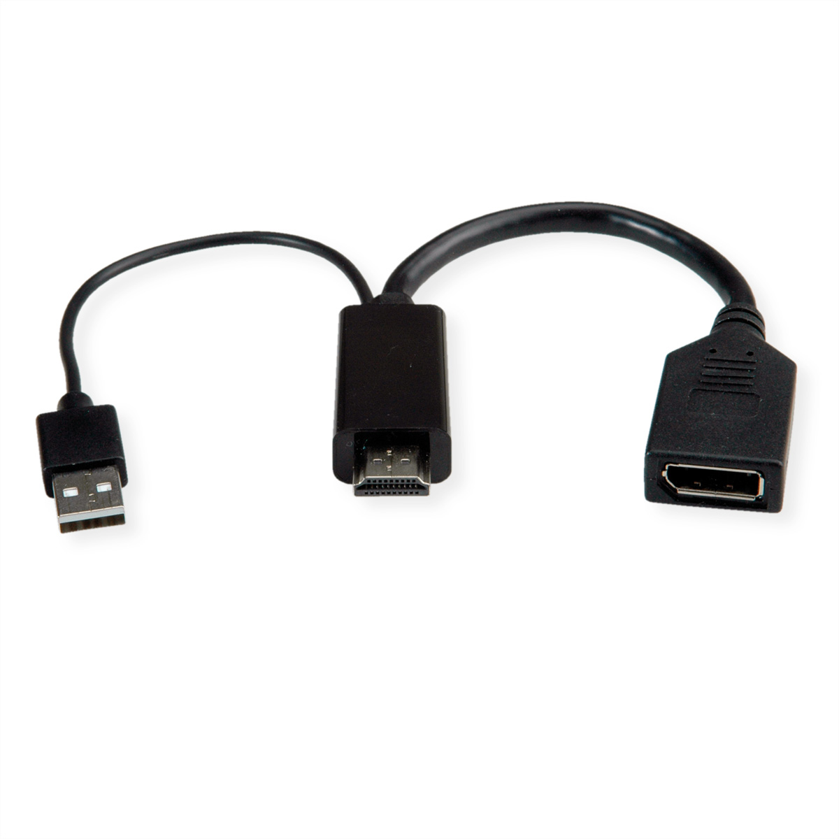 ROLINE 4K HDMI - DisplayPort-Adapter, v1.2, HDMI ST - DP  (BILD2)