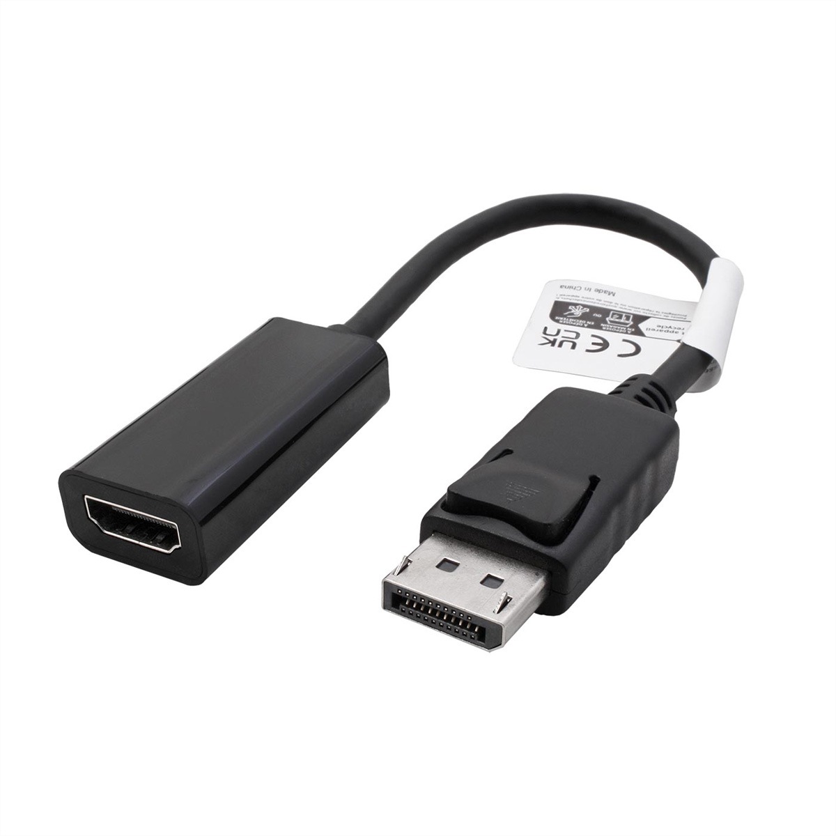 ROLINE 8K DisplayPort-HDMI Adapter, DP ST - HDMI BU, Aktiv
