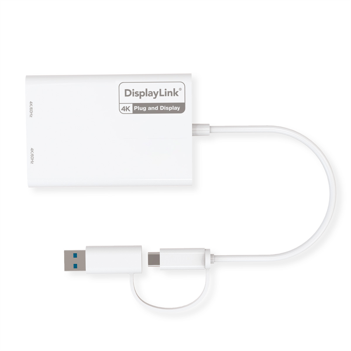 ROLINE Multi-DisplayLink Adapter USB Typ A+C - 2x HDMI,  (BILD2)
