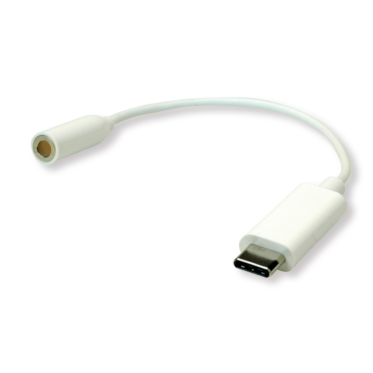 ROLINE Adapter USB Typ C - 3,5mm Audio, ST/BU, 0,13 m