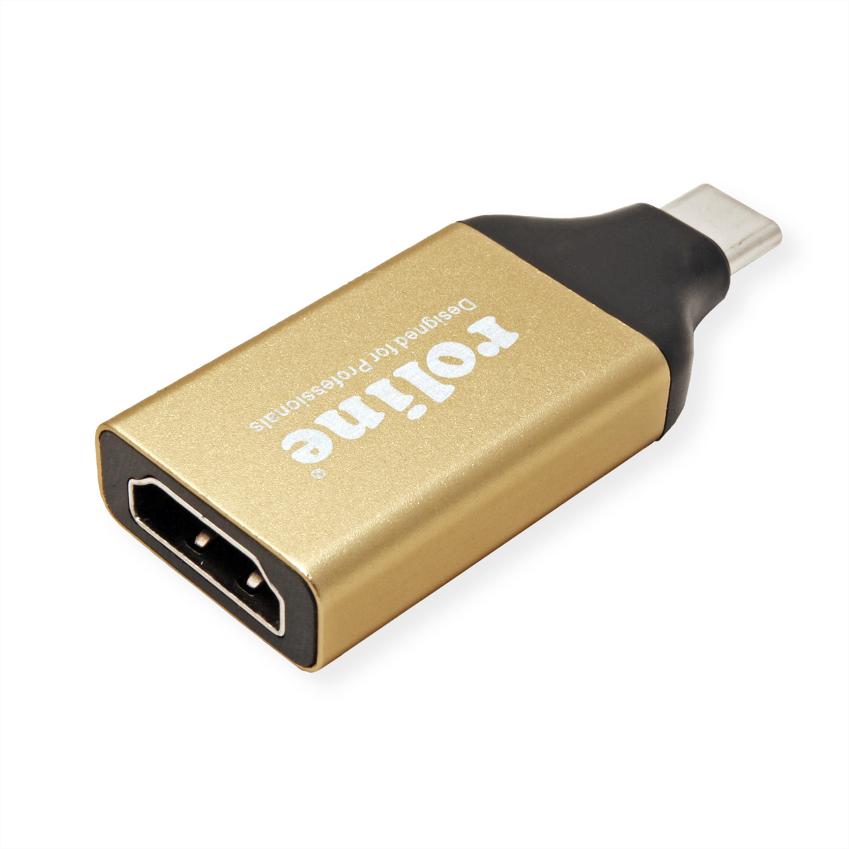 ROLINE GOLD Adapter USB Typ C - HDMI, ST/BU, ROLINE  (BILD2)