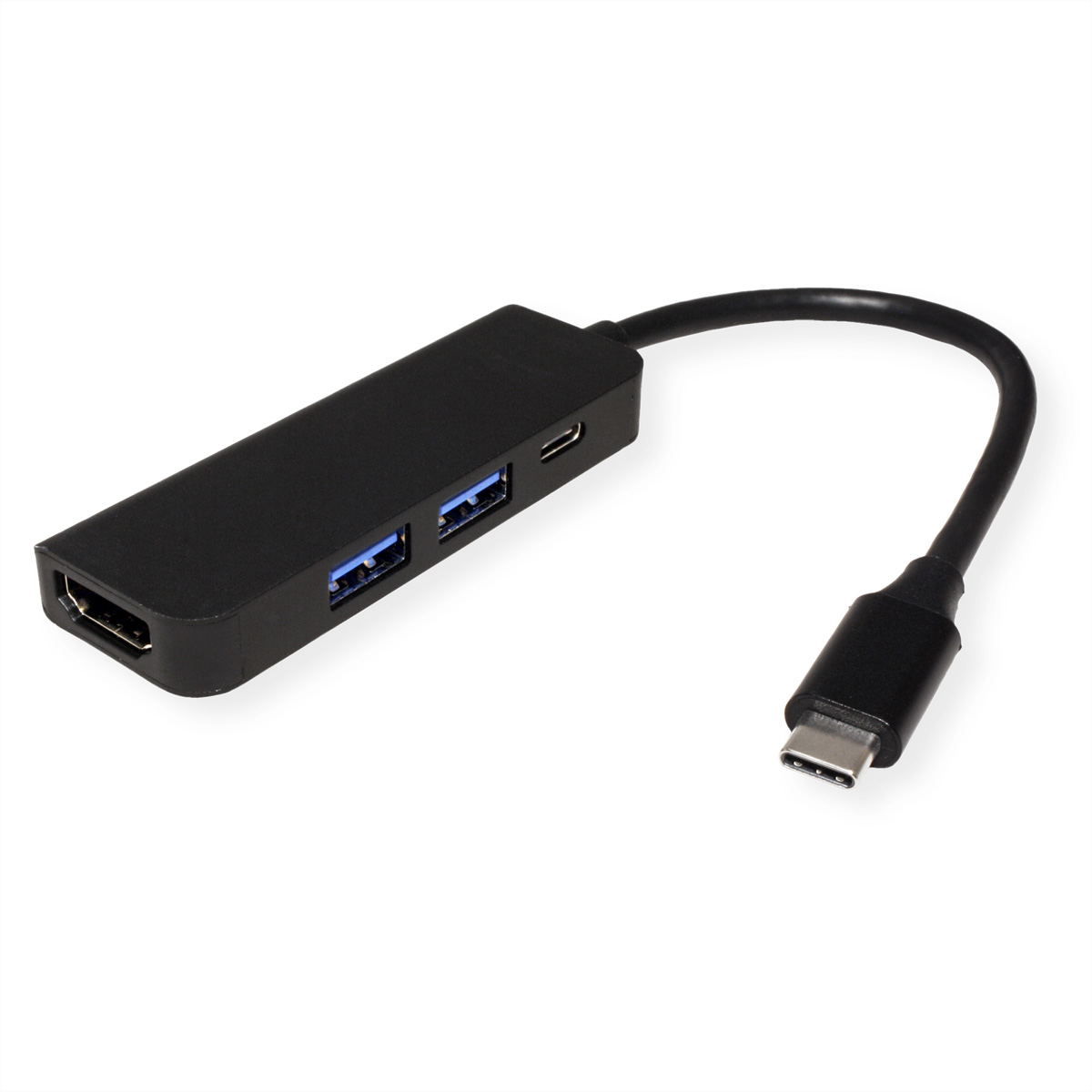 VALUE USB Typ C Dockingstation, HDMI 4K, 2x USB Typ A +  (BILD2)