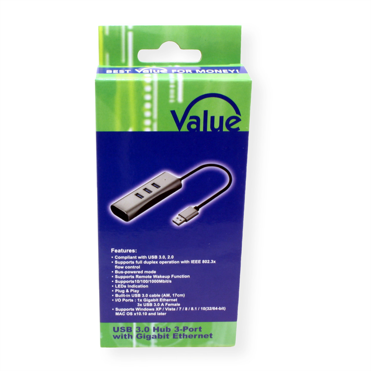 VALUE USB 3.2 Gen 1 zu Gigabit Ethernet