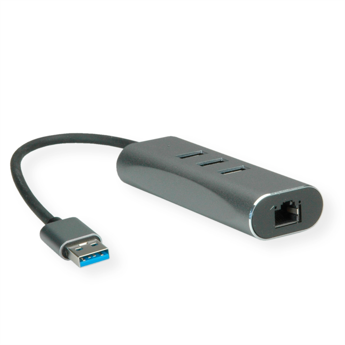 VALUE USB 3.2 Gen 1 zu Gigabit Ethernet Konverter + USB  (BILD2)