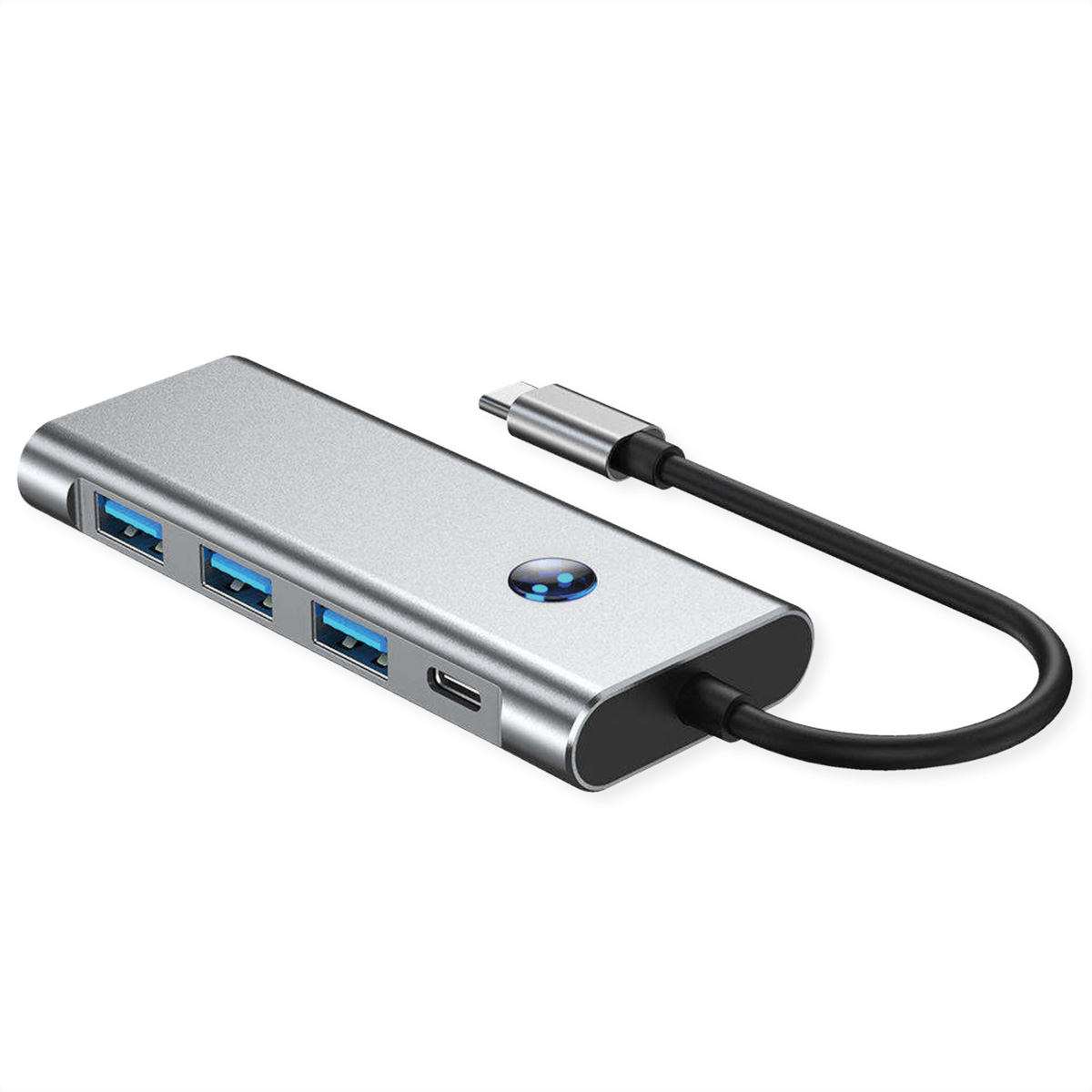 VALUE USB Typ C Docking Station, HDMI 4K60, 3x USB A + Typ C PD, 1x SD/MicroSD (TF) Notebook-Docking-Station