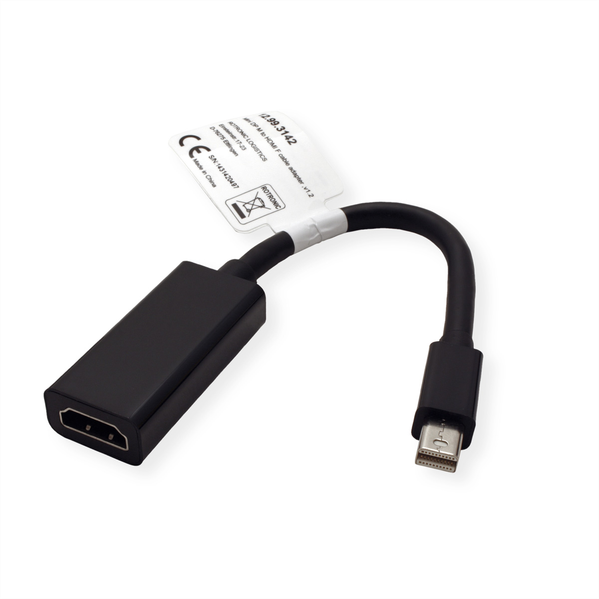 VALUE Mini DisplayPort-HDMI Adapter, v1.2, Mini DP ST -  (BILD2)