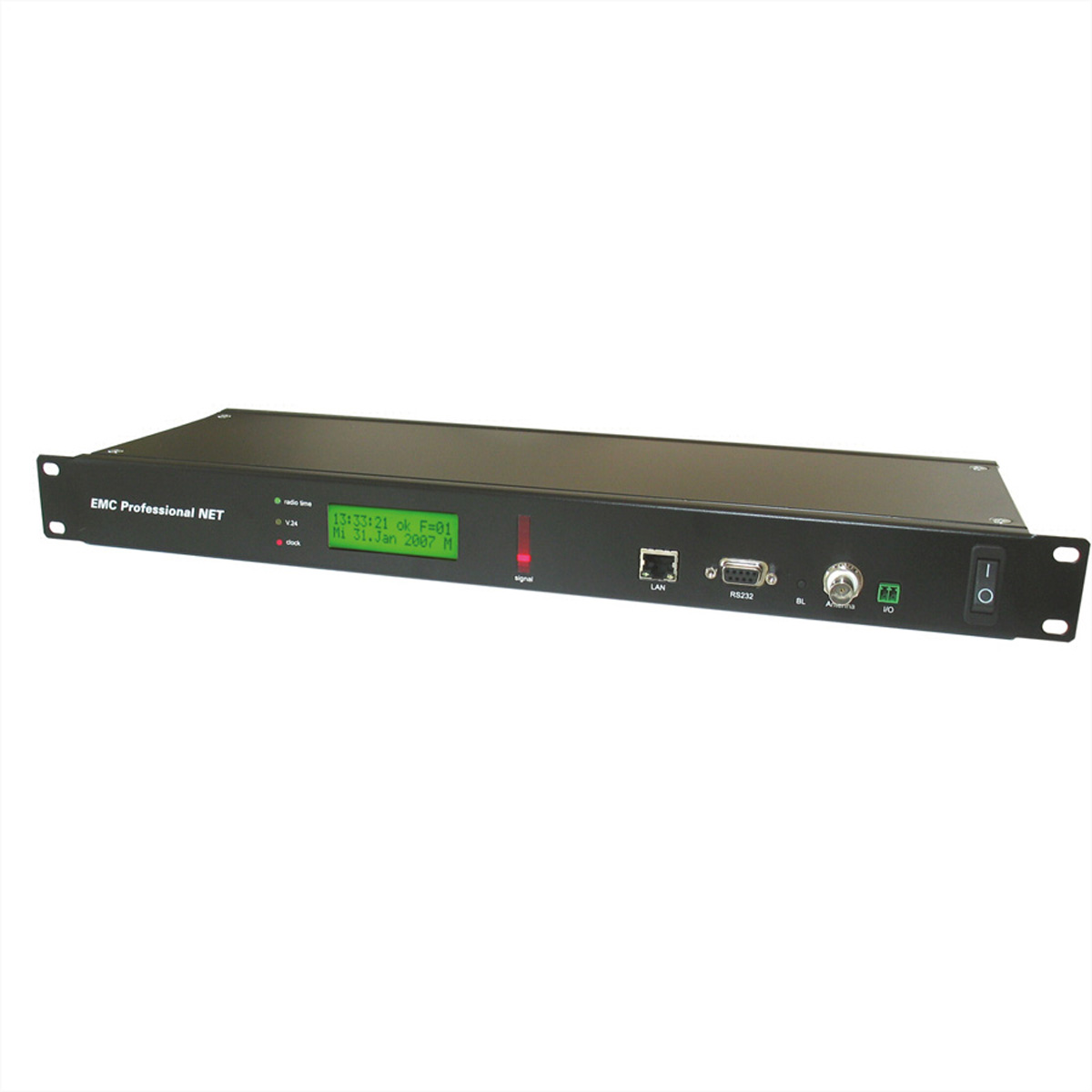 GUDE 3011 EMC Professional Zeitserver mit integrierter Funkuhr für Industrieumge